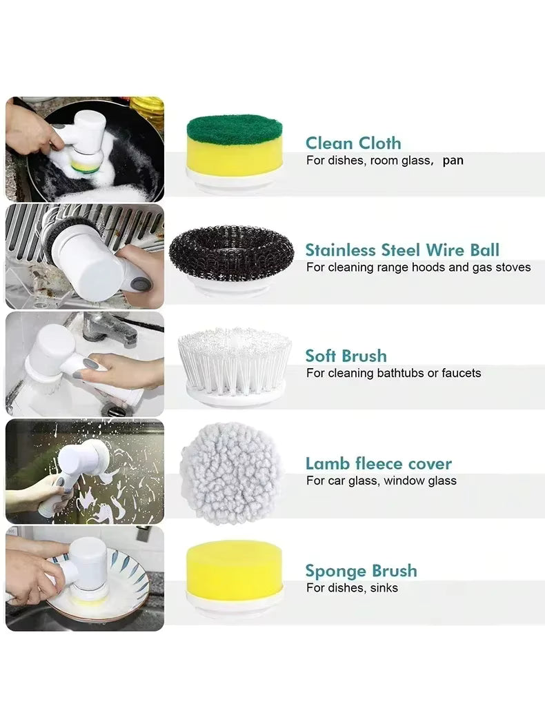 NovaScrub™ Pro | Cordless Electric Spin Scrubber